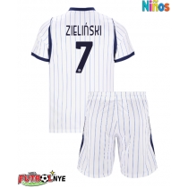 Camiseta Inter Milan Piotr Zielinski #7 Visitante Equipación para niños 2026-27 manga corta (+ pantalones cortos)